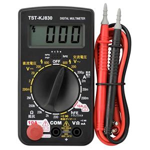オーム電機 デジタルテスター 普及型 大型ロータリースイッチ トランジスターチェック機能付き TST-KJ830 08-1288 OHM｜kirelab-net