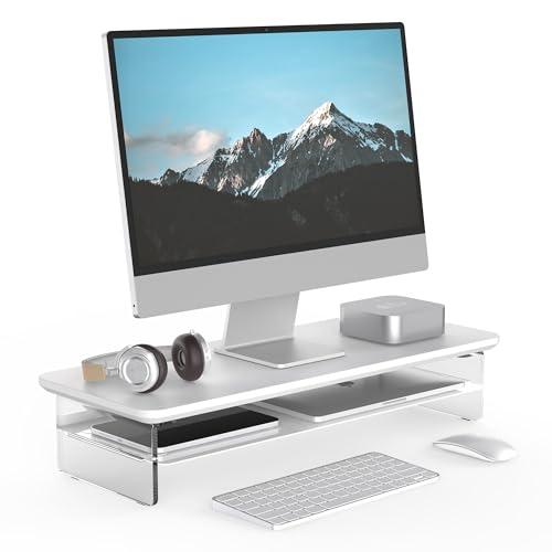 Fenge モニター台 モニタースタンド 卓上 机上台 パソコン台 PC台 机上ラック 60cm横幅...