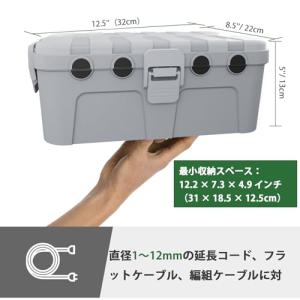 RESTMO 大型コンセントボックス 屋外 電...の詳細画像1