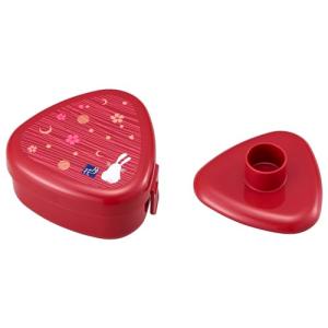 OSK 握らず作れるおにぎりケース おにぎらず レッド 290ml 押し型付き 電子レンジ対応 抗菌 可愛い おしゃれ バイオマス エコ ランチ｜kirelab-net