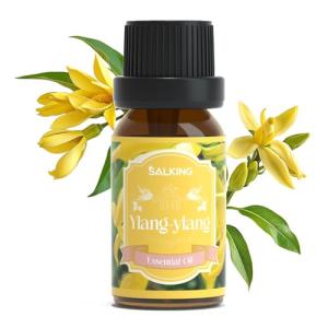 SALKING イランイラン 精油 10ml 夜用 アロマオイル 睡眠 エッセンシャルオイル 天然 100% ピュア オイル リラックス/アロマ｜kirelab-net