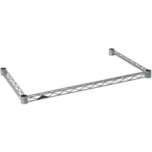 ドウシシャ ルミナス ラック スチールラック 補強パーツ コの字バー ワイヤーバー 幅91.5×奥行46cm 25KWB9045 ポール径25m｜kirelab-net