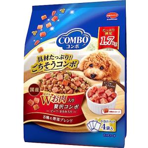 コンボ ドッグたっぷり具材 国産 小分包装 Wお肉入り1.7kg ブルー｜kirelab-net