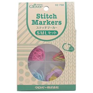 Clover 編み物用品 ステッチマーカー SMLセット 55-758｜kirelab-net