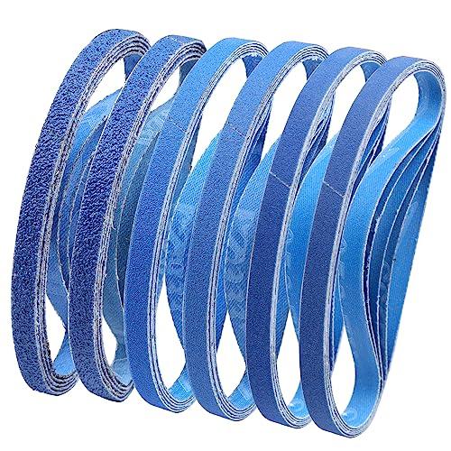 IROKCAKPT エンドレスベルト 幅10mm 長さ330mm ナジルコニアサンディングベルト(3...