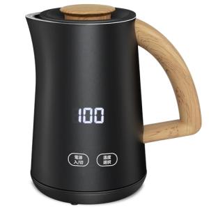 Aliliy 電気ケトル 電気ポット 小型 7段階温度調節 0.8L 一人暮らし 二人暮らし 湯沸かしケトル ディスプレイ 900W 2時間保温｜kirelab-net
