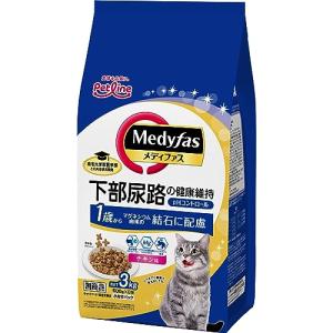 メディファス　キャットフード　１歳から　チキン味　下部尿路／ｐHコントロール／麻布大学共同開発／国産／アルミ小分け　3kg(500g×6)｜kirelab-net