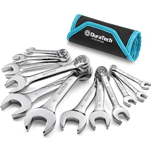 DURATECH コンビネーションレンチセット スパナセット 両口スパナ 両用ヘッド スパナ レンチ...