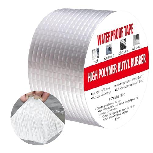 YoKiStar 水漏れ防止テープ 10cm×5m 屋外 防水用ブチルテープ 補修テープ ブチルテー...