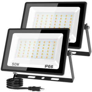 TANKAO 投光器 led投光器 投光器 屋外 100v 灯光器 作業灯 外灯 3000K/6500K IP66 昼光色/電球色 高輝度 工事｜kirelab-net