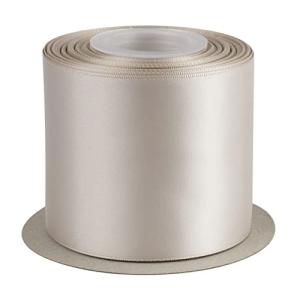 AVANAVA 幅75mm 両面サテンリボン 縦長22M #823.トープ｜kirelab-net
