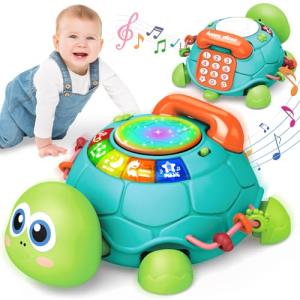 MAVEKID 多機能 ハイハイカメ 赤ちゃん おもちゃ 知育玩具 1歳 2歳 音と光 指先訓練 聴覚発達 色認知 動物認知 鼓 楽器 赤ちゃん｜kirelab-net