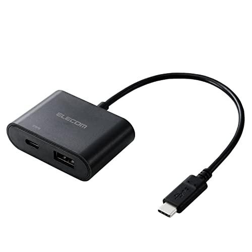 エレコム 変換ケーブル 0.15m USB Type-C to USB-A 給電機能付 USB Po...