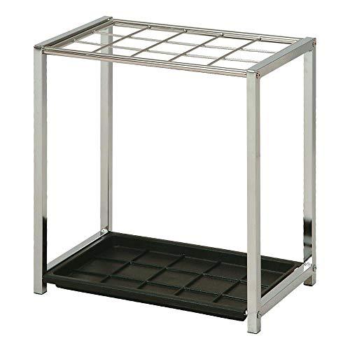 不二貿易 傘立て 大 幅48cm 15本 クロム オフィス用 83708