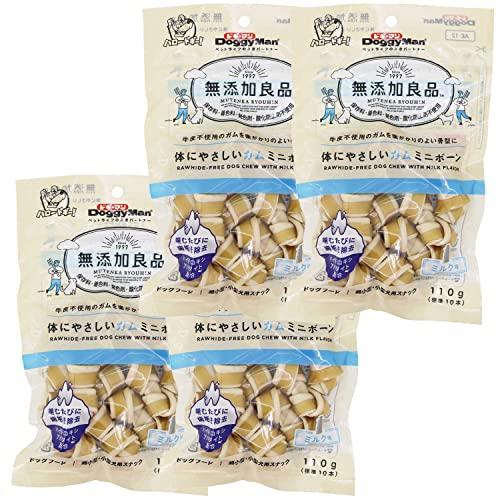 ドギーマン 無添加良品 体にやさしいガム ミニボーン 110g×4個セット