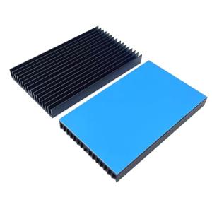 Awxlumv 2個 ヒートシンク 大型 高コスパ 100mm × 60mm × 10mm 冷却 フィン アルミニウム 熱伝導性両面テープ付き｜kirelab-net