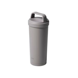 シービージャパン 水筒 タンブラー 500ml ダークグレー [食洗機対応] ハンドル付き 真空断熱 2層構造 ハンドル付きタンブラー500 h｜kirelab-net