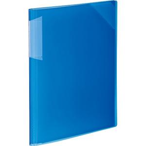コクヨ ファイル クリヤーホルダーブック ノビータ 固定式 A4 12P 青 フ-N5710B-12｜kirelab-net