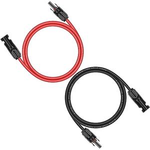 NIICOLO MC4 延長 ケーブル 1m 2.5mm2ソーラー 延長 ケーブル ソーラーパネル接続用 コネクタ付きソーラー用ケーブル MC4｜kirelab-net