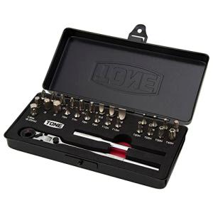 トネ(TONE) ビットラチェットセット BRFS27 ビット差込 &6.35mm(1/4) ブラック 内容27点｜kirelab-net