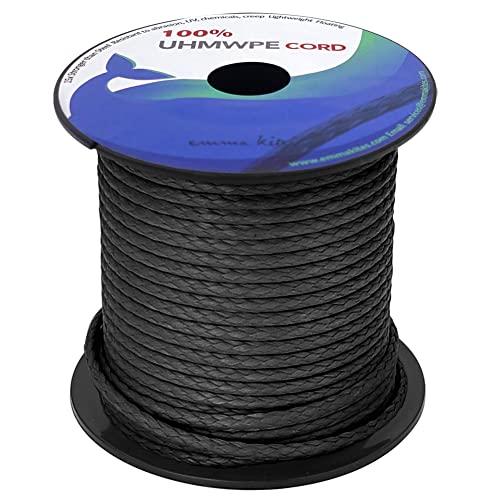 emma kites 100% UHMWPE 超高強度ポリエチレン繊維コード 0.8mm直径 x 3...