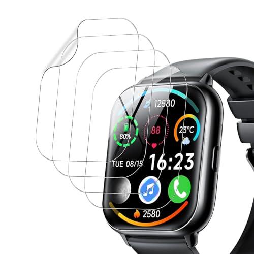 4枚セットスマートウォッチ 1.85/1.9/1.91/1.92インチ 保護フィルム TPU素材 s...