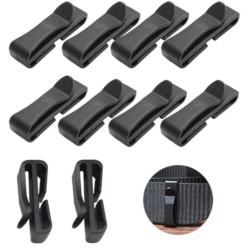 [YaoooosF] ベルトクリップ テープクリップ 25MM 幅テープに適用 補助バックル 10個...