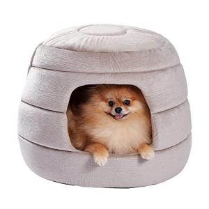 PAWZ Road 犬 ベッド ドーム 犬 ハウス 犬小屋 犬のハウス 猫ハウス 猫ベッド 室内 ペットベッド ハチの巣形 お洒落 かわいい 両｜kirelab-net