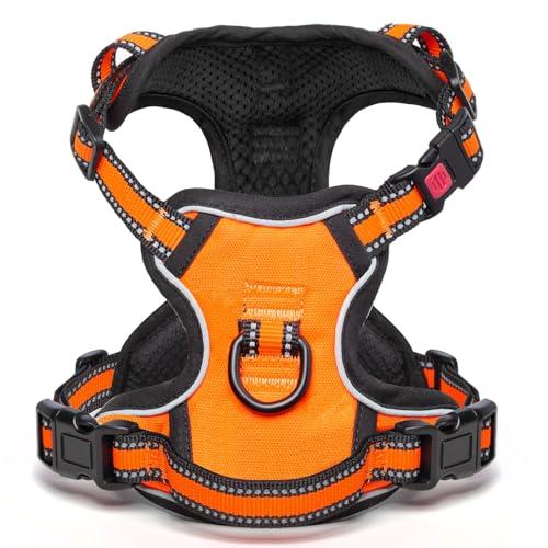 最新型 犬ハーネスOGURIYA 引っ張り防止 犬用胴輪 調節 夜間反射 小型犬/中型犬/大型犬 通...