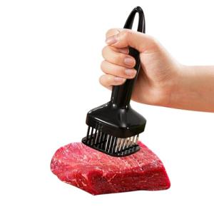 happykau 肉筋切り器 肉叩き 24本刃 ミートテンダライザー 肉たたき ステンレス鋼 携帯式 肉すじ切り 肉用筋切り お肉が柔らかくなる｜kirelab-net