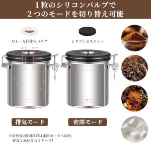 ShanSonコーヒーキャニスター 密封容器 ...の詳細画像1