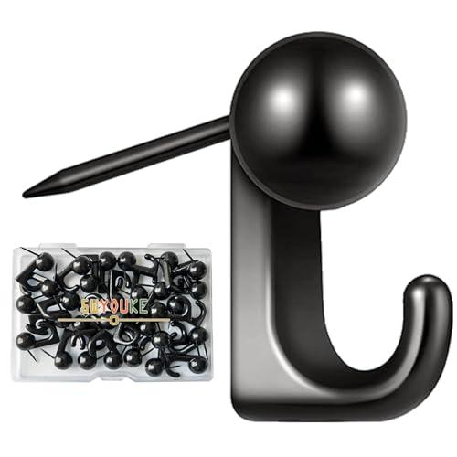 5WYOUKE30個入 石膏ボード フック 画鋲 フック ピンフック 耐荷重約5kg 壁 傷つけない...