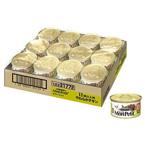 モンプチ 缶 高齢猫用(11歳以上) やわらかチキン 85gx24缶入り (ケース販売) [キャット...