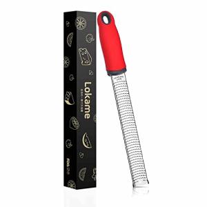 プロ料理人が推薦おろし器 おろし金 チーズグレーター すりおろし チーズ削り パルメザンチーズ しょうが ニンニク ゼスターグレーター (レッド｜kirelab-net