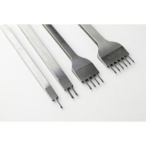 クラフトメイト レザークラフト工具 菱目打ち （1本目 2本目 4本目 6本目） 4本 セット （ 3mm 間隔 ）｜kirelab-net