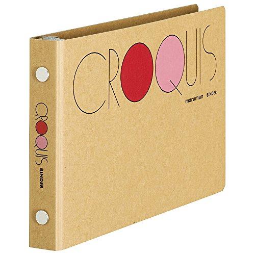 マルマン(maruman) ルーズリーフ バインダー ミニサイズ クロッキーバインダー 5穴 クロッ...