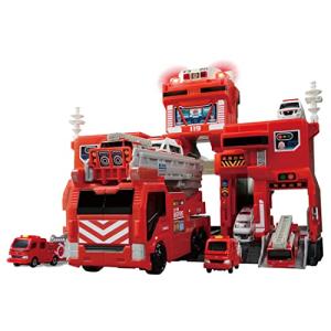 タカラトミー(TAKARA TOMY) 『 トミカ 変形出動 ! ビッグファイヤー & コマンドステーション 』 ミニカー 車 おもちゃ 男子用｜kirelab-net
