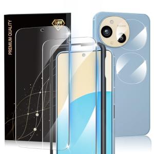 4枚セット・ガイド枠付き AQUOS sense9 用 ガラスフィルム 2枚 +カメラフィルム 2枚 SH-53E SHG14 液晶保護フィルム｜kirelab-net
