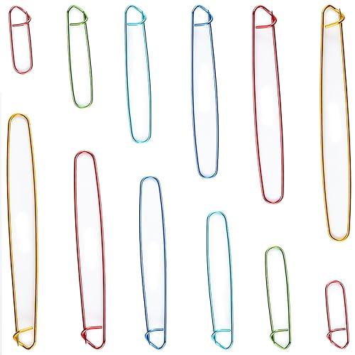 編み針のホールダーの安全ピンのかぎ針編みのホックのかぎ針編み用具のキルトピン 編み物用具のアルミ合金...