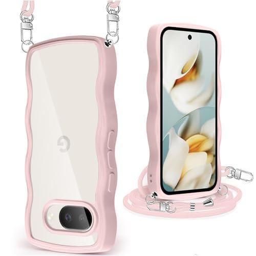 Google Pixel 9A ケース クリア ショルダー グーグル ピクセル9a カバー うねうね...