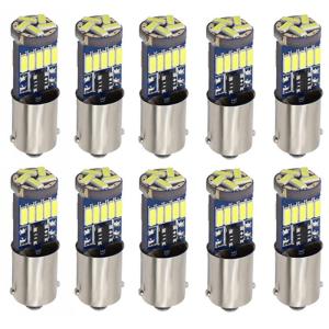 NAKOBO BA9S G14 T8.5 T4W LED 12V LED ポジションランプ ルームランプ ナンバーランプ 15連4014SMD｜kirelab-net