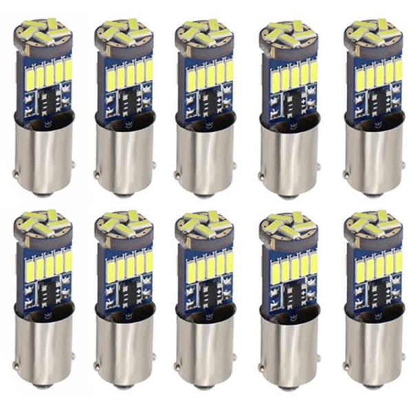 NAKOBO BA9S G14 T8.5 T4W LED 12V LED ポジションランプ ルームラ...