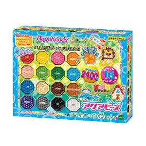 アクアビーズ 別売り ビーズセット  ポリゴンビーズ16色セット  AQ-259 STマーク認証 6歳以上 おもちゃ 水 水でくっつく メイキン｜kirelab-net