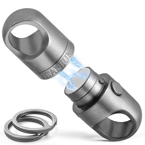 [TISUR] チタン マグネットリリーサー 耐荷重20kg 磁石 強力 セキュリティロックシステム...