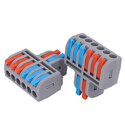 PENGLIN 10個 コンパクトスプライスコネクタ ワンタッチコネクター 接続端子 電線 配線 接...