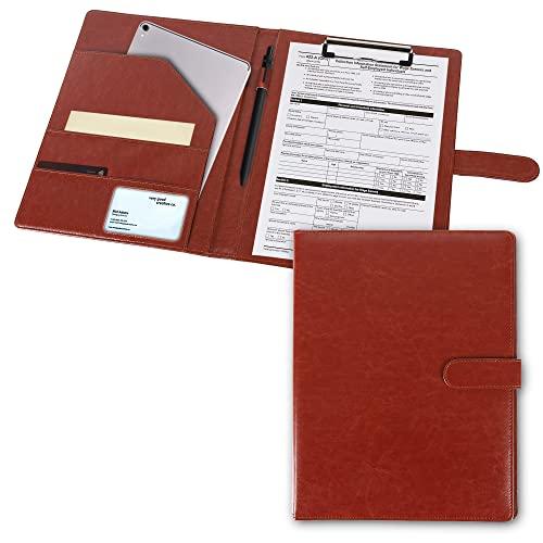 ビジネスの必須アイテム バインダー クリップボード A4 ファイル 二つ折り 収納力 クリップファイ...