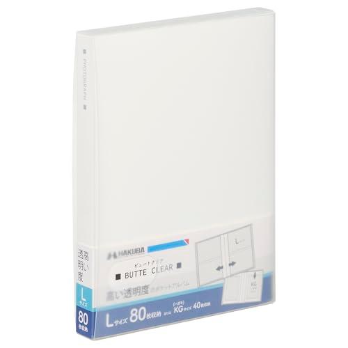 ハクバ (HAKUBA) ポケット式 アルバム ビュートクリア [Lサイズ80枚 ホワイト] 写真収...