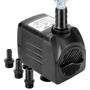 GEEROW 水中ポンプ 小型 吐出量2000L/H 100v 最大揚程2.3M ウォーターポンプ 水槽 循環ポンプ 排水ポンプ 流量調整 40｜kirelab-net