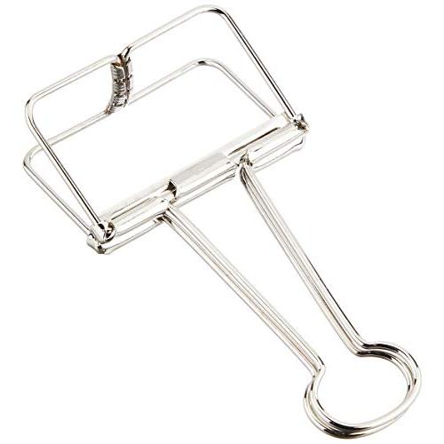 べロス ワイヤー Wクリップ 超特大 WDC-0010SV 10個 シルバー