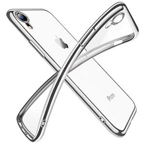 iPhone XR ケース クリア 透明 tpu シリコン メッキ加工 スリム 薄型 6.1インチ スマホケース 耐衝撃 黄変防止 一体型 人気｜kirelab-net